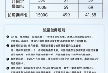 中兴F50随身wifi套餐价格表  1500G流量包月99元-融党建互动平台