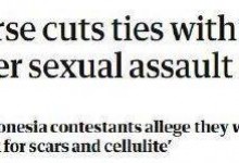 印尼环球小姐参赛者指控主办方性骚扰 官方宣布终止合作-融党建互动平台