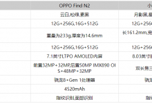 小米MIXFold3和OPPOFindN2哪个好 参数对比选谁好-融党建互动平台
