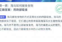 神奇海洋今日答案最新8.19：海马如何捕食食物？-融党建互动平台