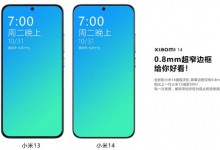 小米14屏幕边框不足1mm 窄的几乎只剩下了屏幕-融党建互动平台
