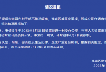 山东潍坊通报“两名村干部不雅视频”事件：二人均被处分-融党建互动平台