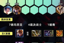 金铲铲之战S9.5德玛裁决铁男阵容怎么搭 装备搭配技巧推荐-融党建互动平台