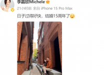 李嘉欣庆祝与许晋亨结婚15周年 表示日子过得好快-融党建互动平台