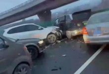 徐州一百多辆车连环相撞?交警回应：系上百辆车堵了-融党建互动平台