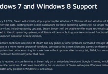 Steam将停止支持Win 7/8/8.1 部分功能将下线-融党建互动平台
