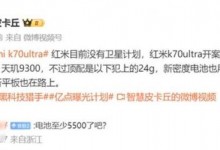 Redmi K70 Ultra没有卫星通信功能 采用1.5K护眼屏幕-融党建互动平台