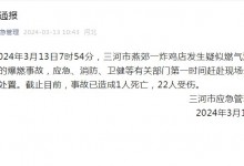 河北燕郊爆炸已造成1死22伤 正全力救援处置-融党建互动平台