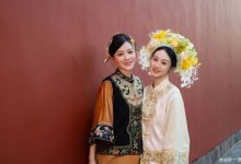 叶一茜晒与女儿森碟簪花合照：不必追光 你自成花-融党建互动平台